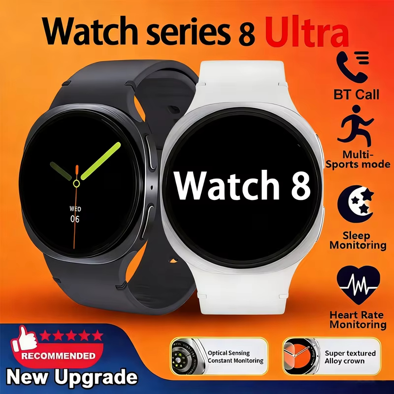 Outdoor Sport Smart Watch - 2026年ニュークラシック8 Max女性用スマートウォッチGPSトラッキングスポーツ心拍数Bluetooth通話IP68防水男性用スマートウォッチ女性へのギフト