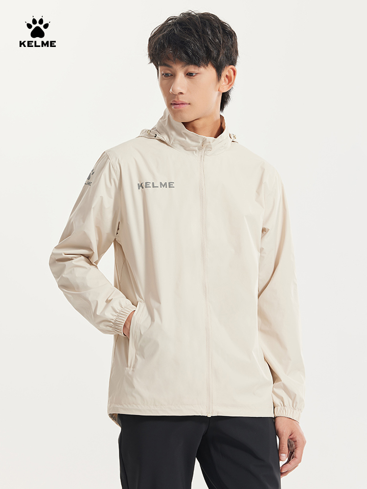 Outdoor Sport Jacket - Kelme-メンズスポーツウインドブレーカー、防風、サッカー、防水、ランニング、屋外トレーニングジャケット、パンチ、夏