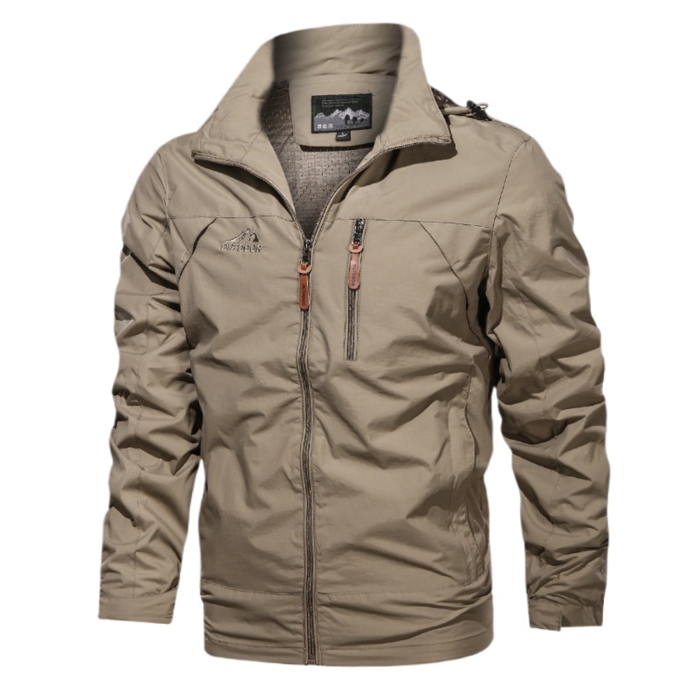 Outdoor Sport Waterproof Jacket - メンズ防水タクティカルジャケット,アウトドアウィンドブレーカー,スポーツコート,ミリタリーフィールド,クライミング,スリム,ストリートウェア