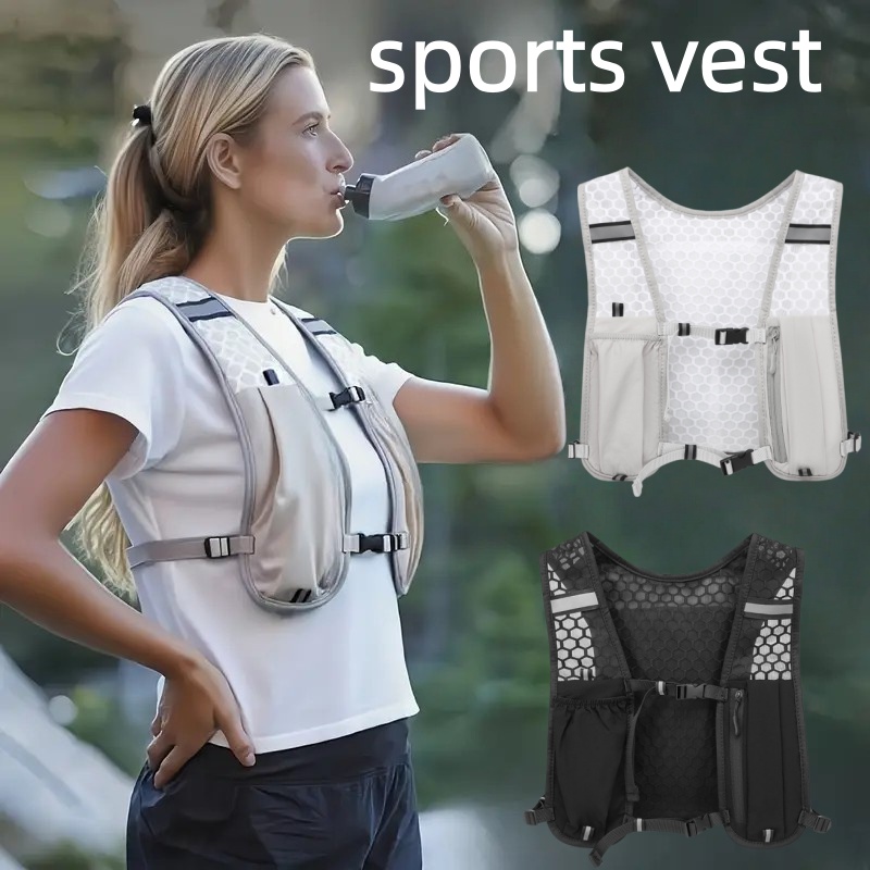 Trail Running Vest - ランニングベスト 男女兼用 防水 通気性 ランニング ハイキング