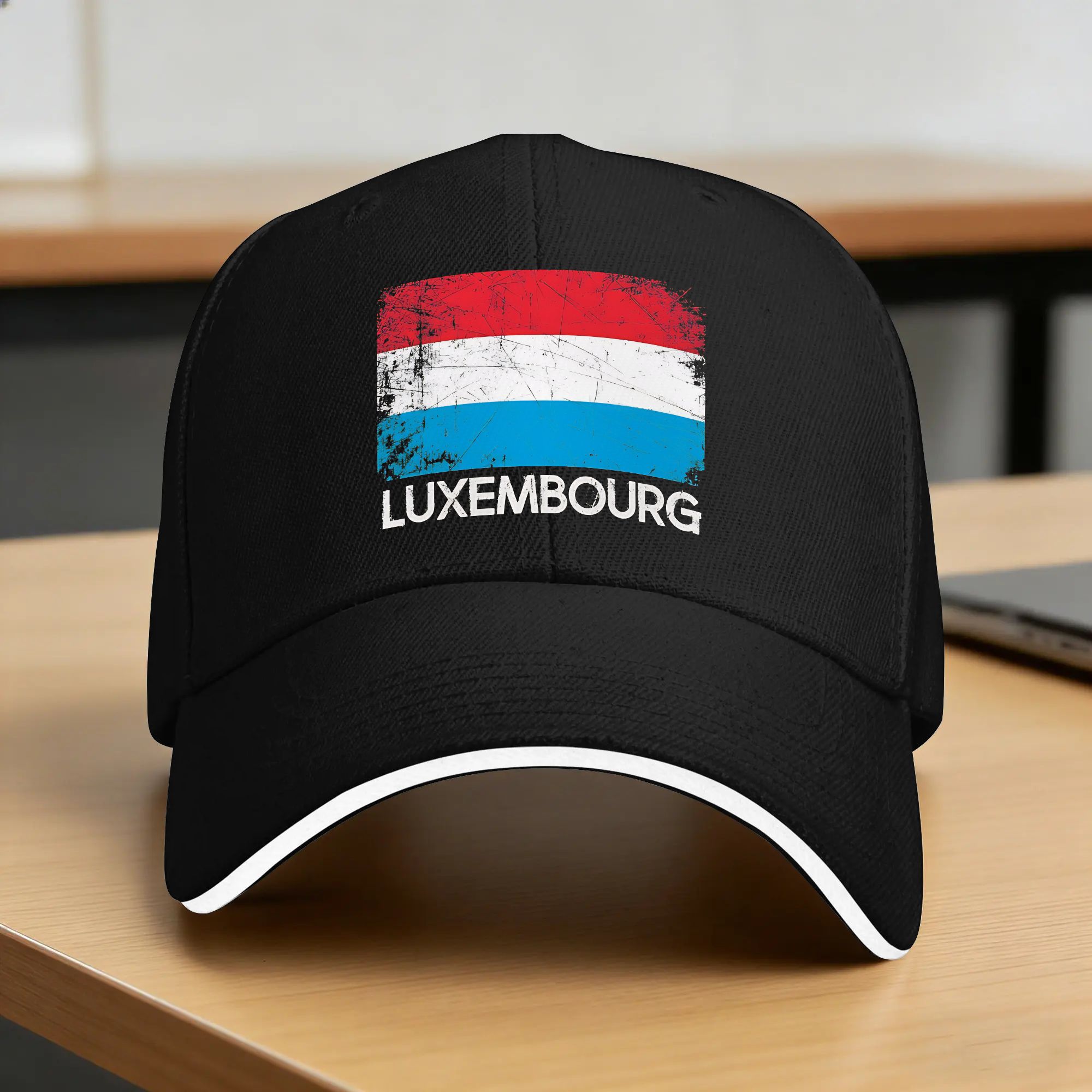Outdoor Sport Luxembourg - ルクセンブルク国旗マップ野球帽スタイリッシュなトラッカーハット夏女性男性アウトドアスポーツスナップバックキャップ
