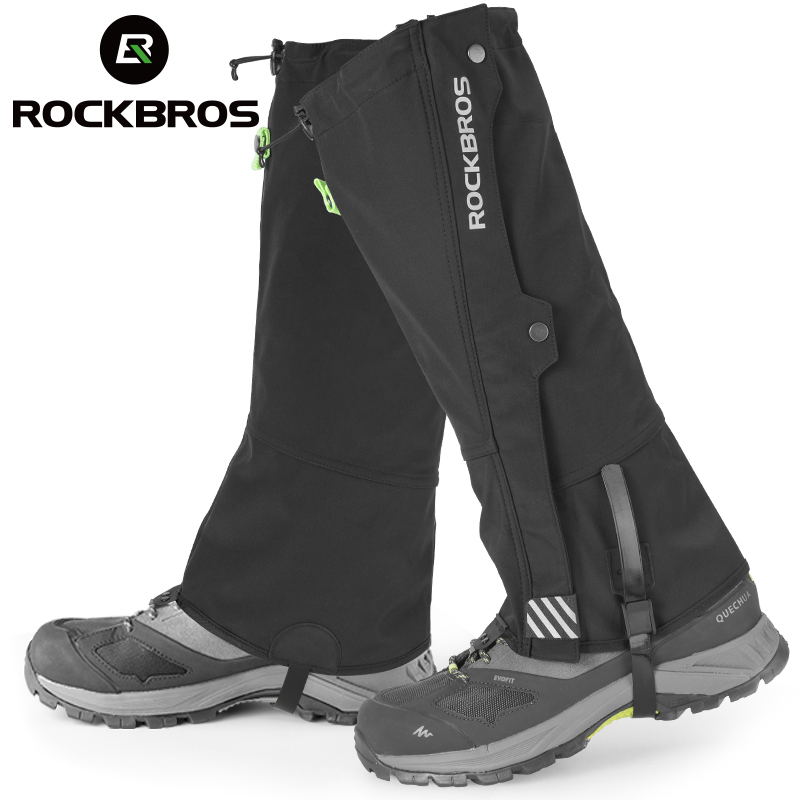 Outdoor Sport Leggings - ROCKBROS 屋外防水レギンスゲートルハイキングスキートレッキング砂漠脚カバーブーツ靴カバー脚保護ガード