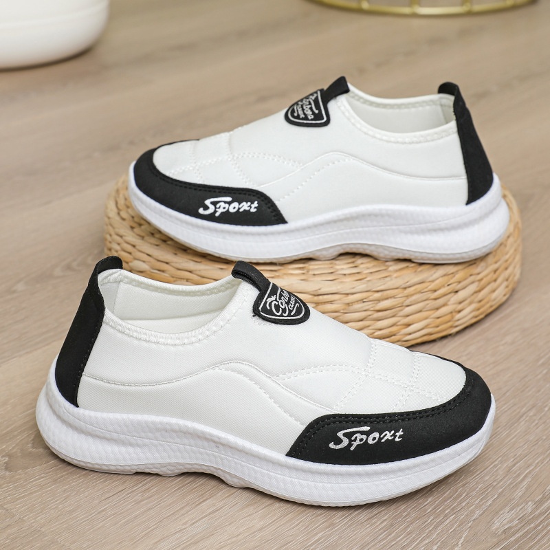 Outdoor Sports Shoes - 女性用シューズ 快適で通気性のあるカジュアルスポーツアウトドア厚底スリッポンスニーカー軽量カジュアルスポーツシューズ