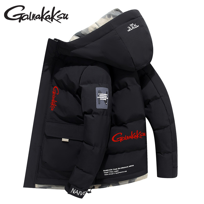 フード付きフィッシングジャケット,暖かいカーディガン,綿のコ - Outdoor Sport Jacket のレビューと価格