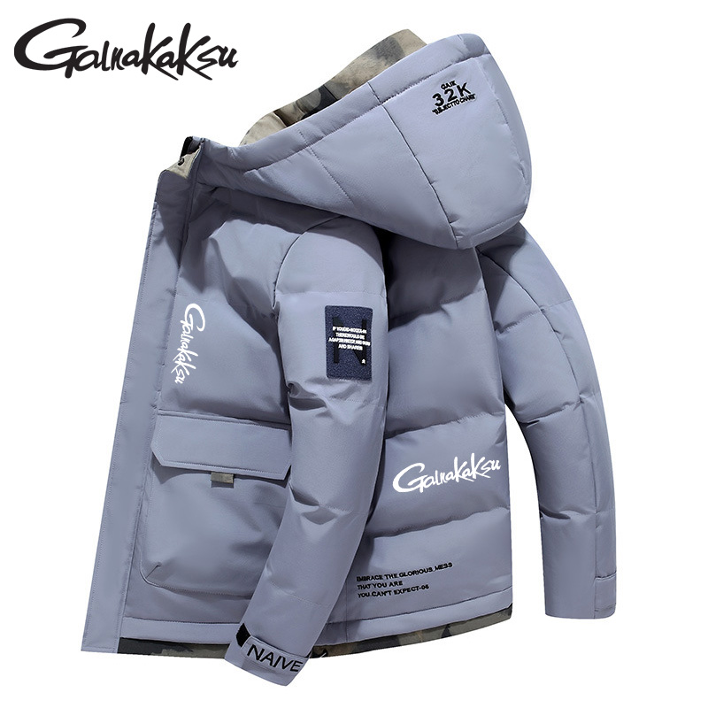 フード付きフィッシングジャケット,暖かいカーディガン,綿のコ - Outdoor Sport Jacket のレビューと価格
