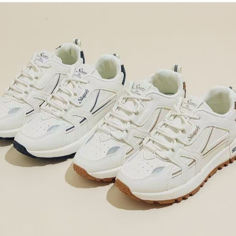 レディースのおしゃれな白いカジュアルスポーツシューズ、新しい - Outdoor Sports Shoes のレビューと価格