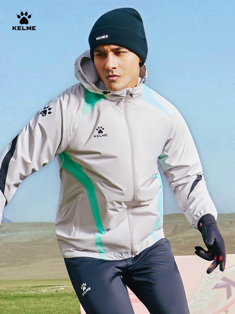 KELME スポーツウインドブレーカーメンズ防水フード付き織 - Outdoor Sport Waterproof Jacket のレビューと価格
