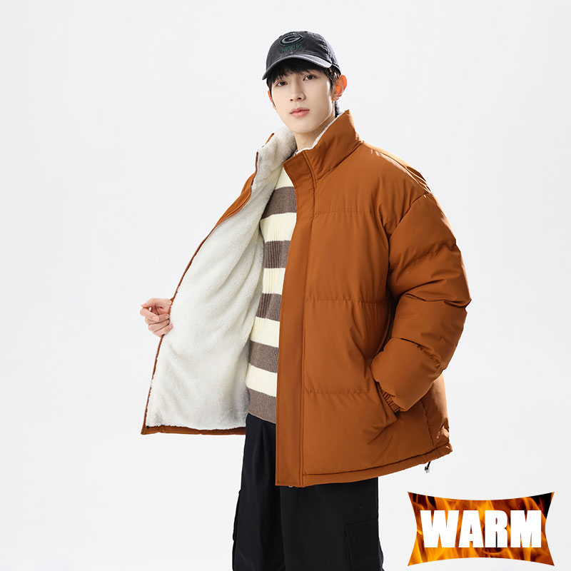 冬用アウトドアジャケット 防風 スタンドカラー 暖かい 無地 - Outdoor Sport Jacket のレビューと価格