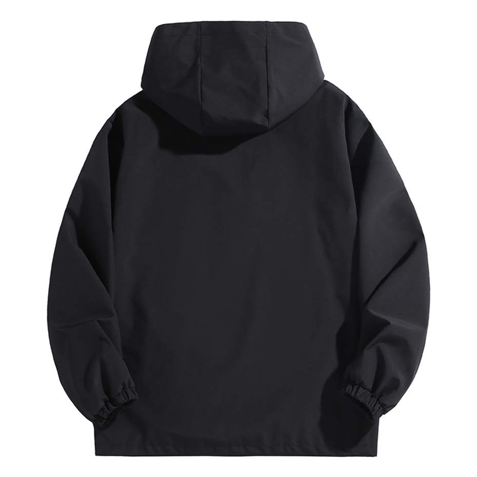 単色メンズウィンドブレーカージャケット,ラージサイズ10xl - Outdoor Sport Waterproof Jacket のレビューと価格
