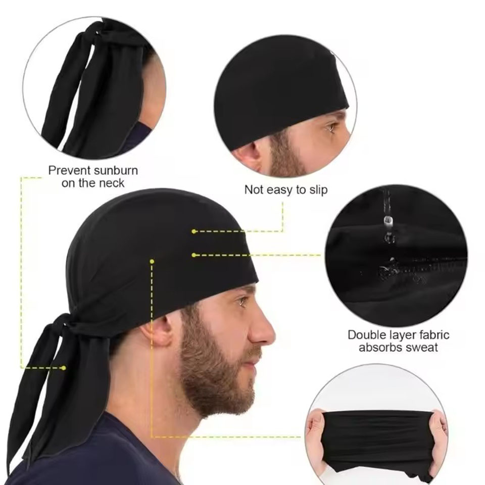 自転車ヘッドバンド 吸汗キャップ サイクリングヘッドスカーフ - Outdoor Sport Hat のレビューと価格
