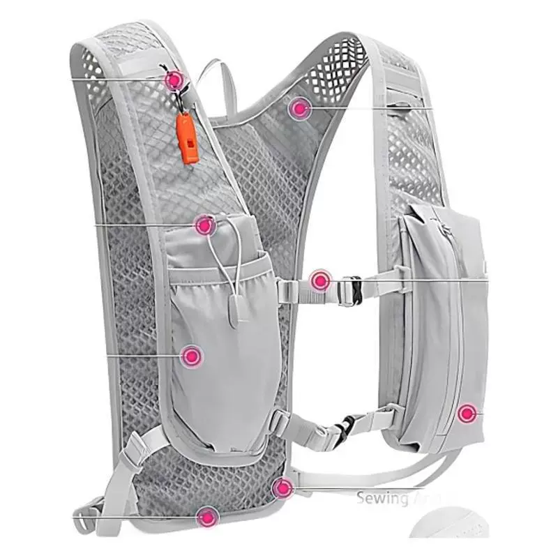 軽量速乾アウトドアランニングハイキングサイクリングマラソンハ - Trail Running Vest のレビューと価格