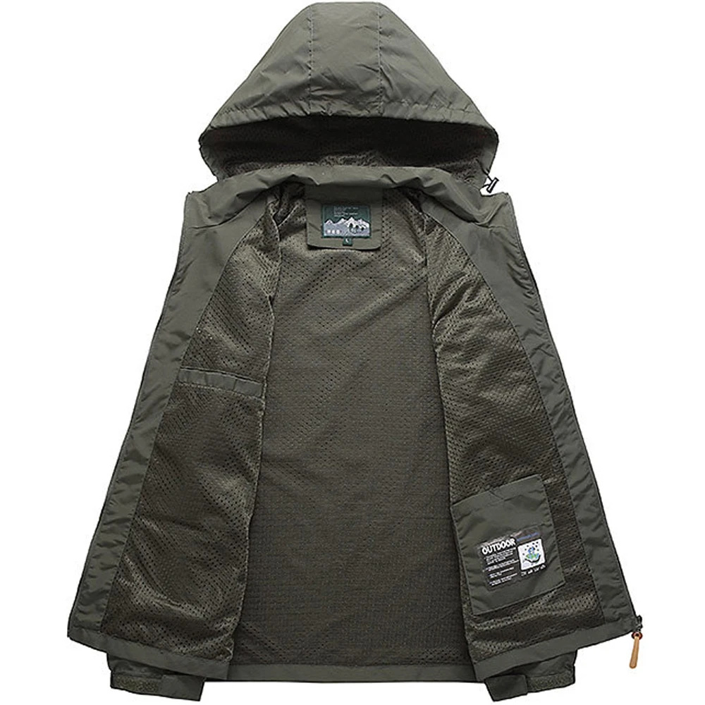 メンズ防水タクティカルジャケット,アウトドアウィンドブレーカ - Outdoor Sport Waterproof Jacket のレビューと価格