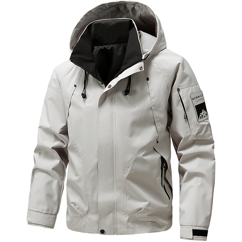 2026 春防水フード付きジャケット男性屋外ソフトシェルジッ - Outdoor Sport Waterproof Jacket のレビューと価格