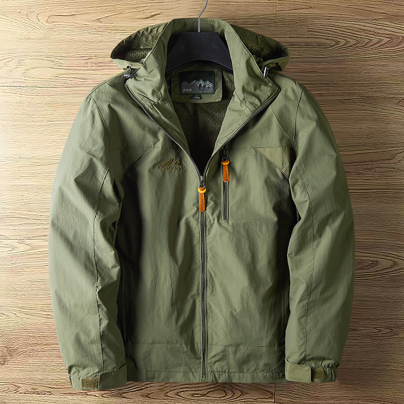 春メンズ防雨ジャケット高品質薄型通気性屋外ハイキング防風戦術 - Outdoor Sport Waterproof Jacket のレビューと価格