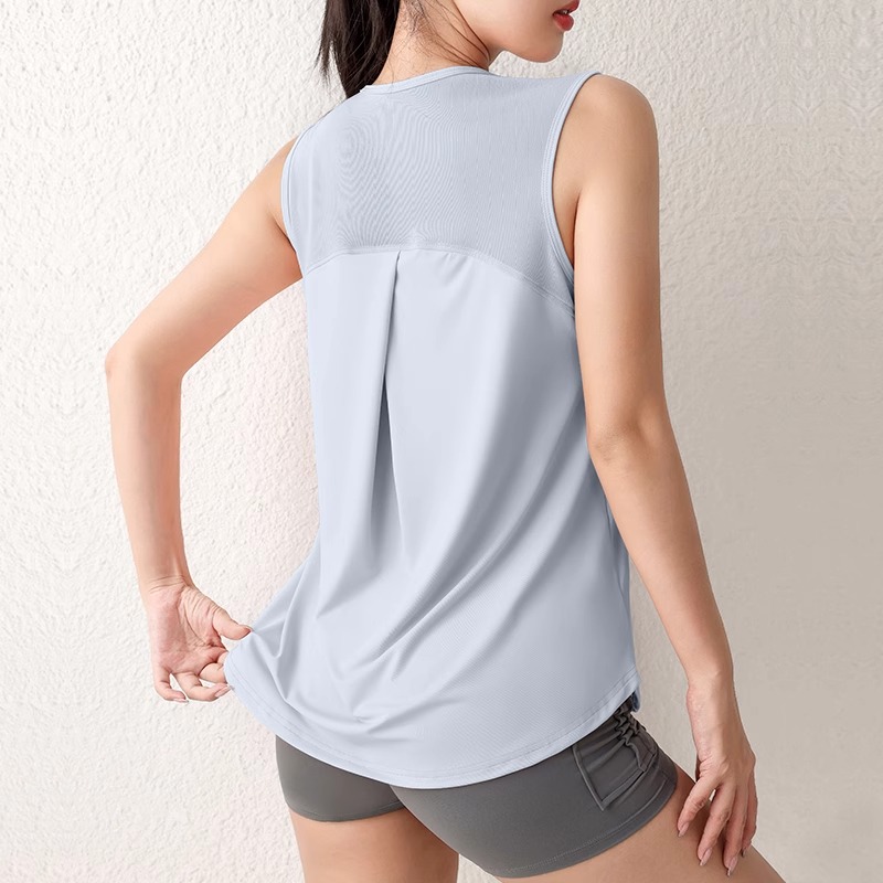 女性のルーズ速乾性スポーツタンクトップ新しいヨガトレーニング - Trail Running Vest のレビューと価格