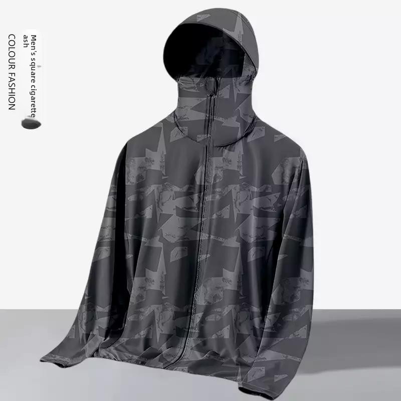 ユニセックス サマー ルーズフィット フード付き アウトドア - Outdoor Sport Jacket のレビューと価格