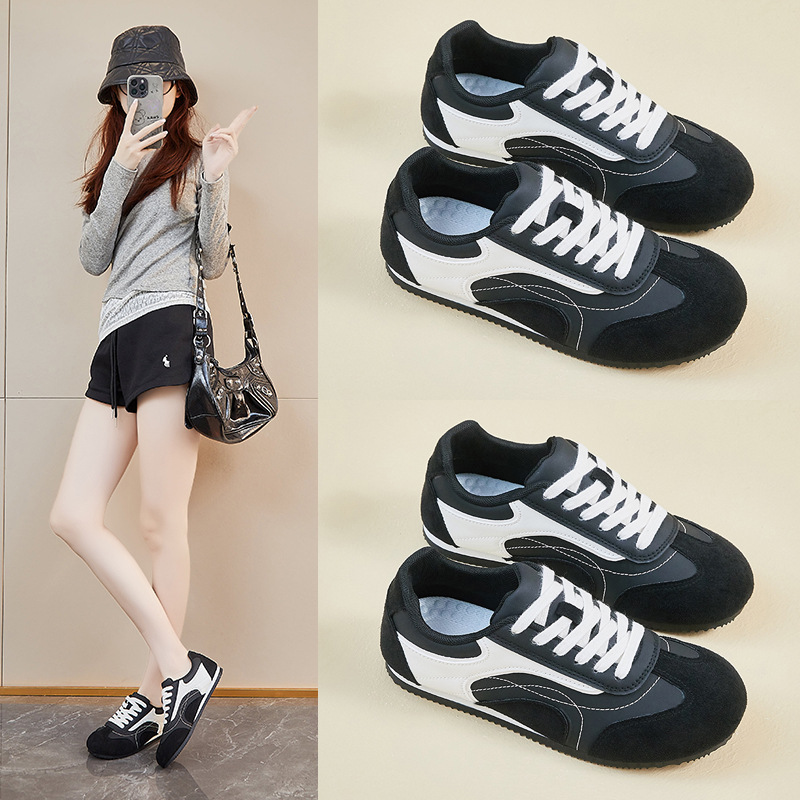 女性用革製スポーツシューズ、若者や中年向けの厚底カジュアルシ - Outdoor Sports Shoes のレビューと価格