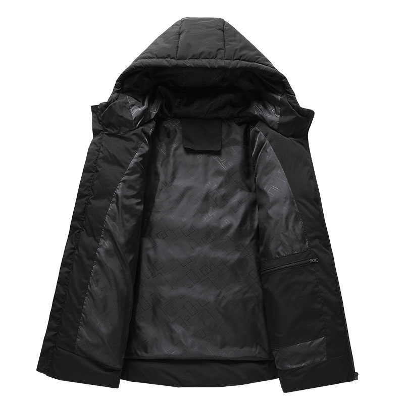 15 エリア加熱式冬用フード付きジャケット男性用暖かい加熱ジ - Outdoor Sport Jacket のレビューと価格