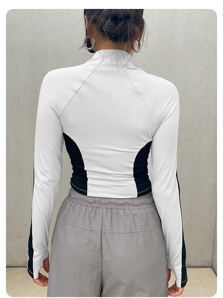 ヨガ服スタンドアップカラージャケットアウトドアスポーツ長袖女 - Outdoor Sport Jacket のレビューと価格