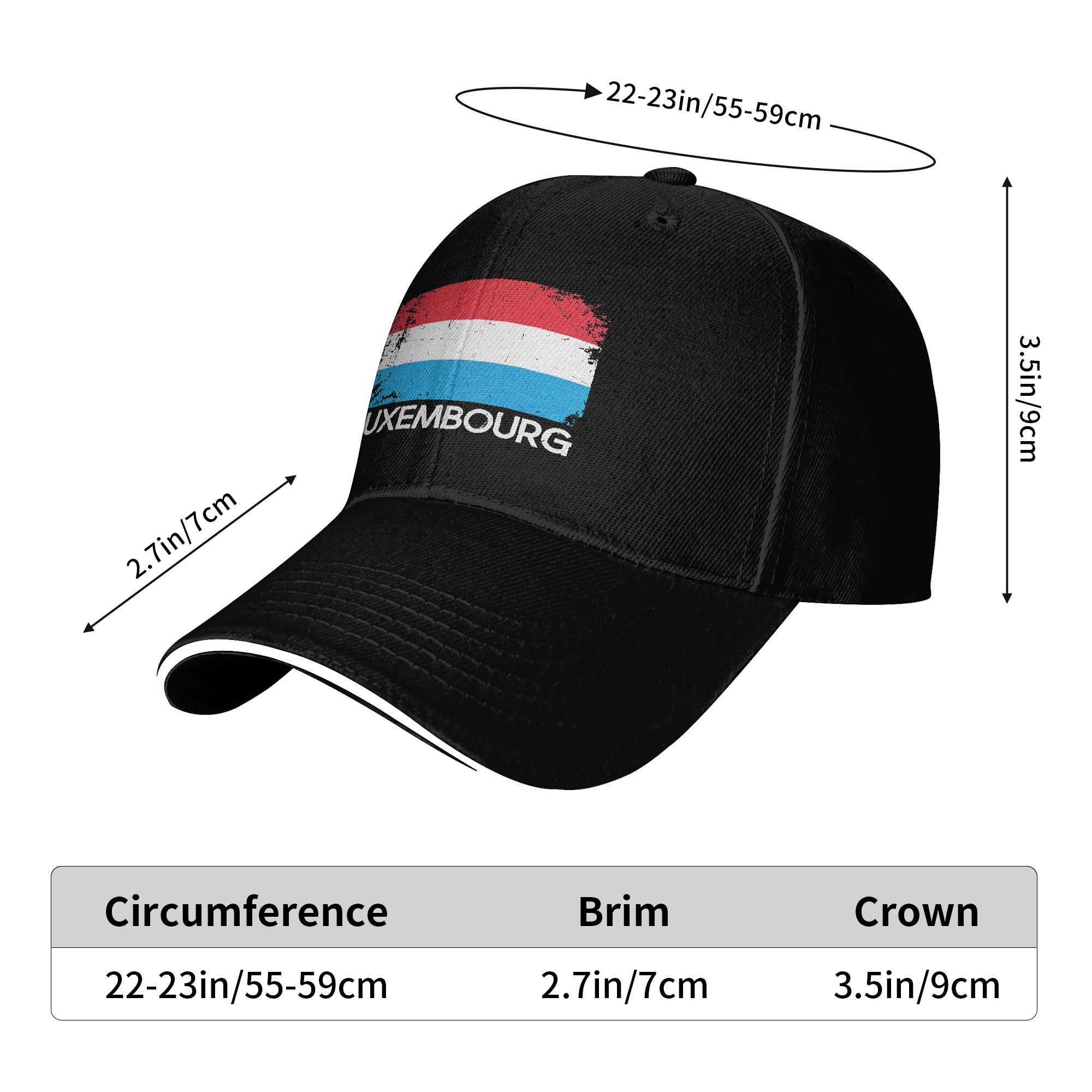 ルクセンブルク国旗マップ野球帽スタイリッシュなトラッカーハッ - Outdoor Sport Luxembourg のレビューと価格