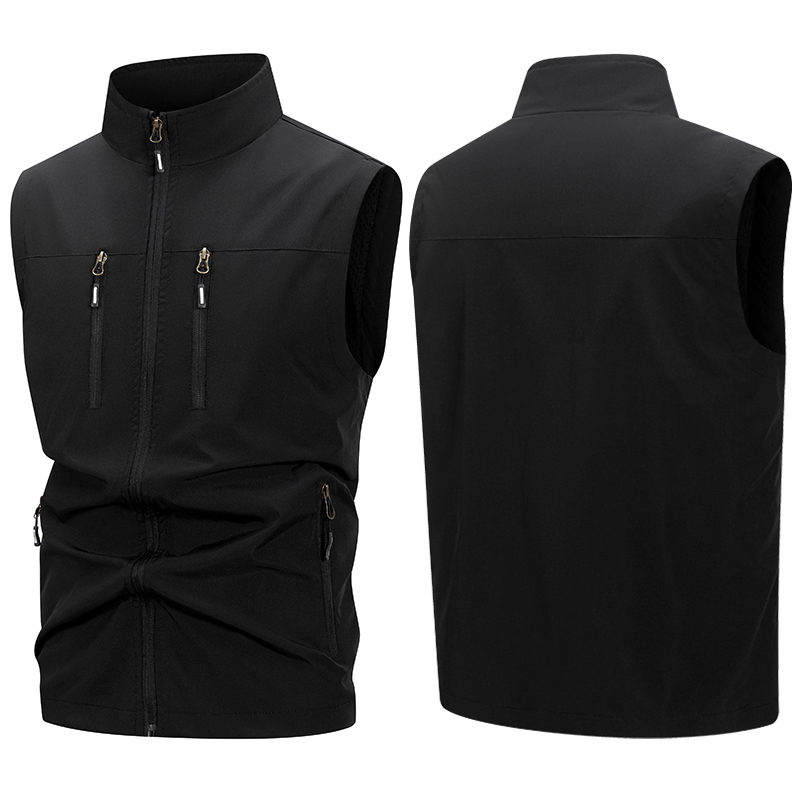 メンズ軽量ソフトシェルベスト ジッパーポケット付き 防風 ノ - Outdoor Sport Winter Jacket のレビューと価格