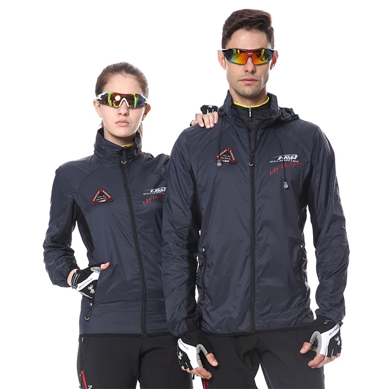 男性と女性のための防水サイクリングジャケット,反射性,防風, - Outdoor Sport Jacket Women'S のレビューと価格