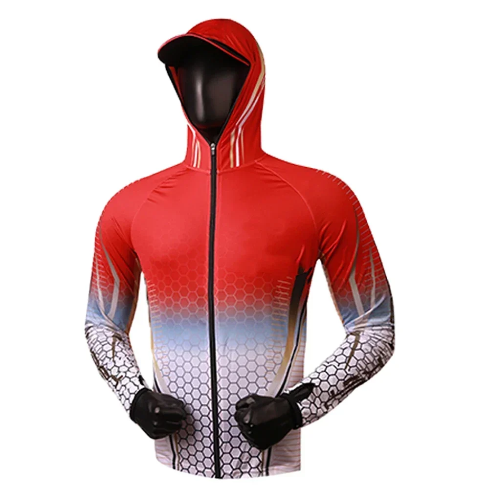 釣りシャツ屋外速乾性釣りジャージ男性 UV 衣類フード付き抗 - Outdoor Sport Jacket のレビューと価格