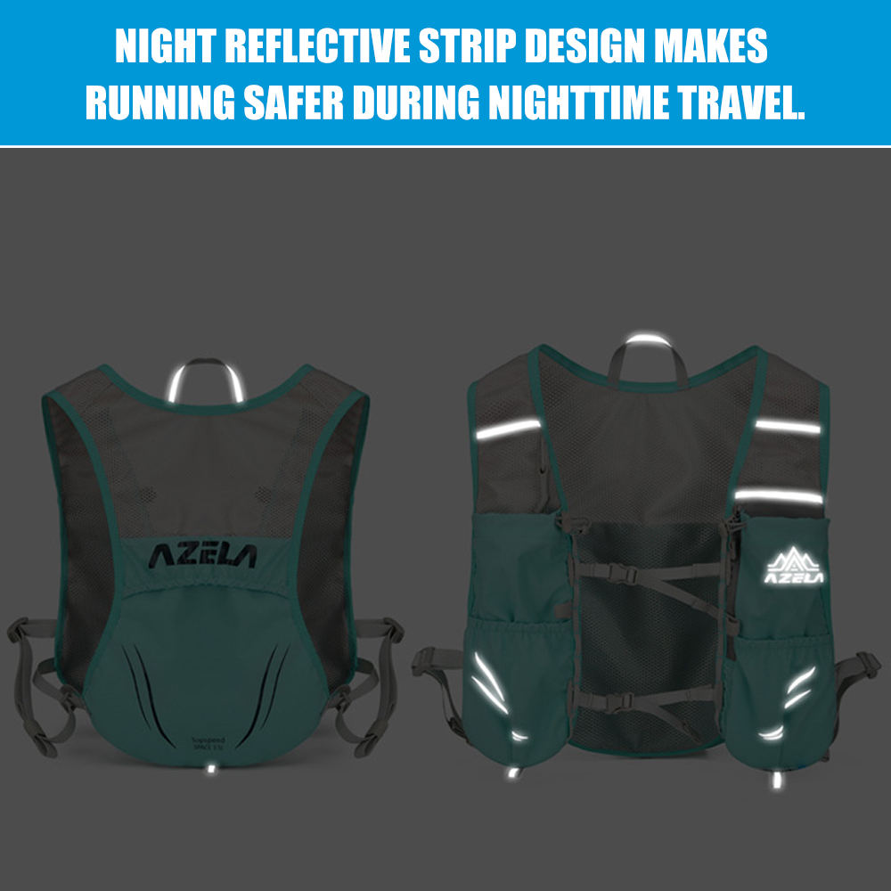 1 個ランニングハイドレーションベストバックパック、軽量断熱 - Trail Running Vest のレビューと価格