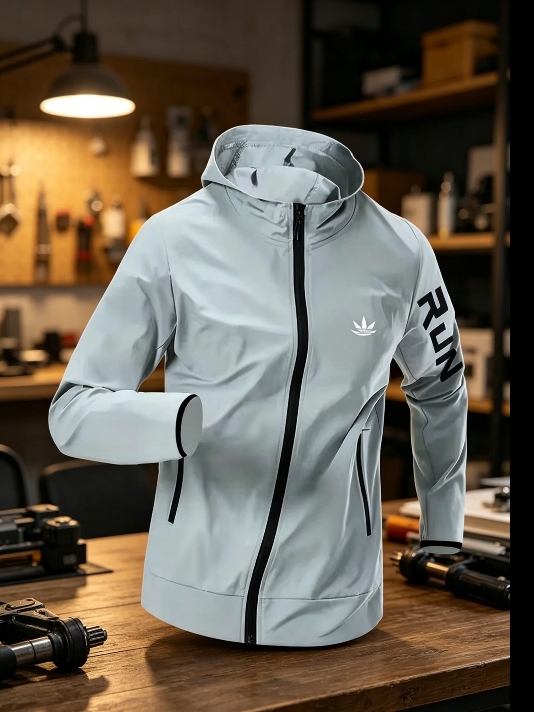メンズ ランニング フード付き ウィンドブレーカー ジャケッ - Outdoor Sport Waterproof Jacket のレビューと価格
