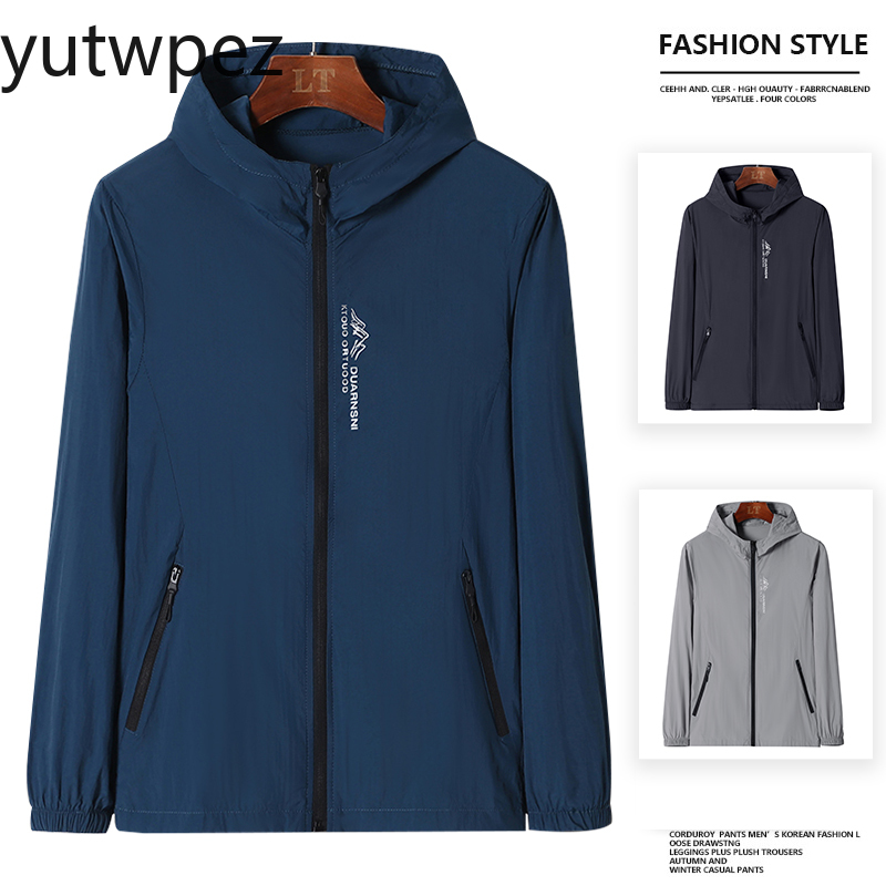 UPF50+ 夏屋外速乾性日焼け防止薄型ジャケット男性ハイキ - Outdoor Sport Jacket のレビューと価格