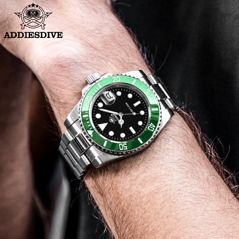 ADDIESDIVE 高級メンズ腕時計セラミックベゼル BG - Outdoor Sport Smart Watch のレビューと価格