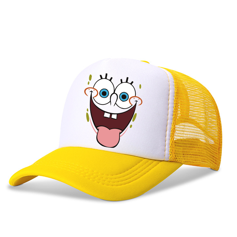 新しいスポンジボブ・スクエアパンツの野球帽、かわいい漫画のピ - Outdoor Sport Hat のレビューと価格