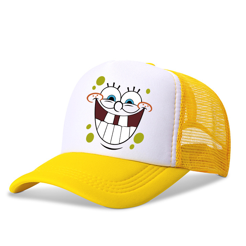 新しいスポンジボブ・スクエアパンツの野球帽、かわいい漫画のピ - Outdoor Sport Hat のレビューと価格