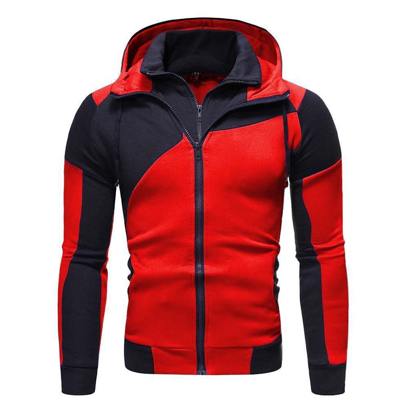 メンズジップアップフード付きスウェットシャツ、フリース、ラン - Outdoor Sport Jacket のレビューと価格