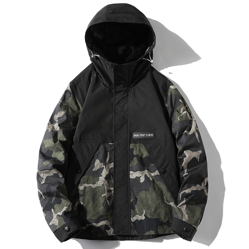 軍事爆撃機ジャケット男性ファッションカジュアルキャンプジャケ - Outdoor Sport Waterproof Jacket のレビューと価格