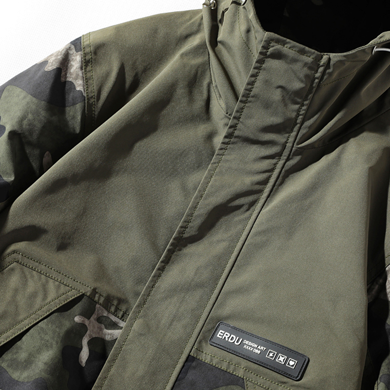 軍事爆撃機ジャケット男性ファッションカジュアルキャンプジャケ - Outdoor Sport Waterproof Jacket のレビューと価格
