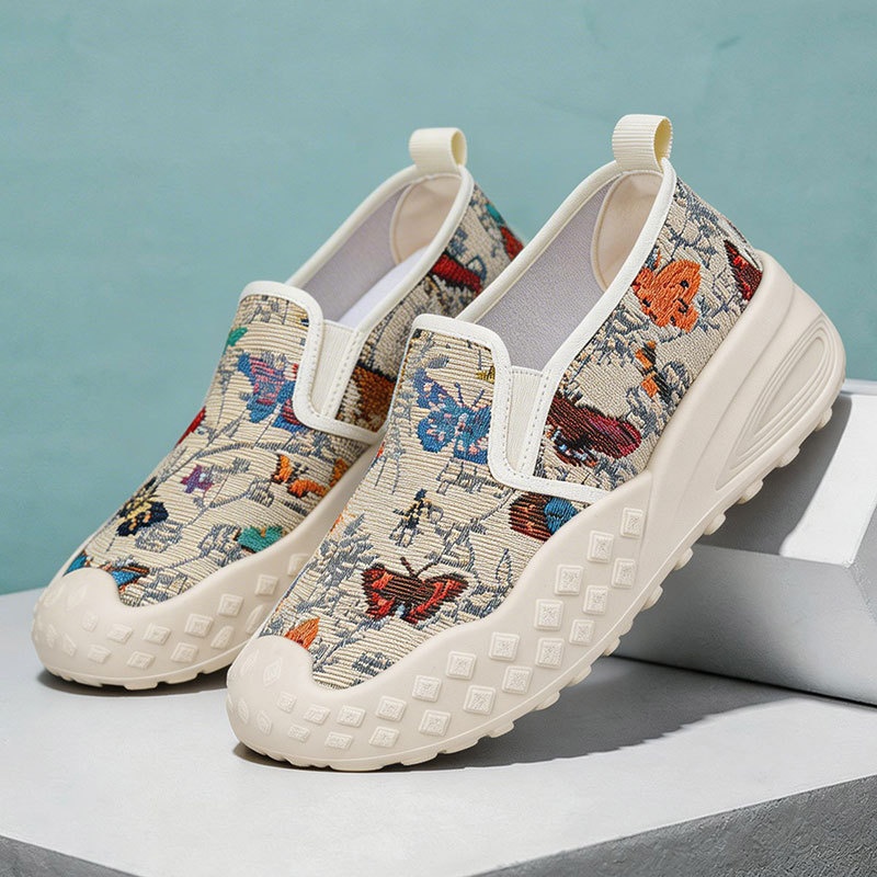 女性の靴快適で通気性のあるカジュアルスポーツアウトドア厚底プ - Outdoor Sports Shoes のレビューと価格