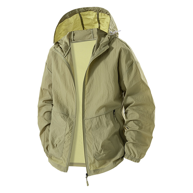 UPF50+ サマーハイキングジャケット メンズ 大きいサイ - Outdoor Sport Waterproof Jacket のレビューと価格