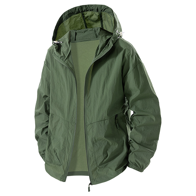 UPF50+ サマーハイキングジャケット メンズ 大きいサイ - Outdoor Sport Waterproof Jacket のレビューと価格