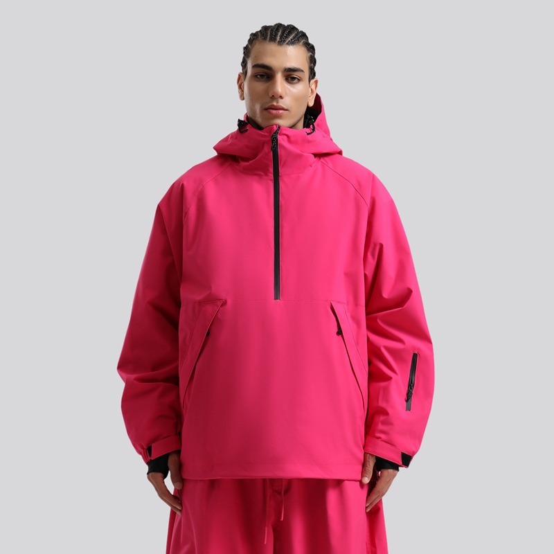 新しい緩い防風防水熱フード付きスキージャケット男性女性屋外ス - Outdoor Sport Jacket Women'S のレビューと価格