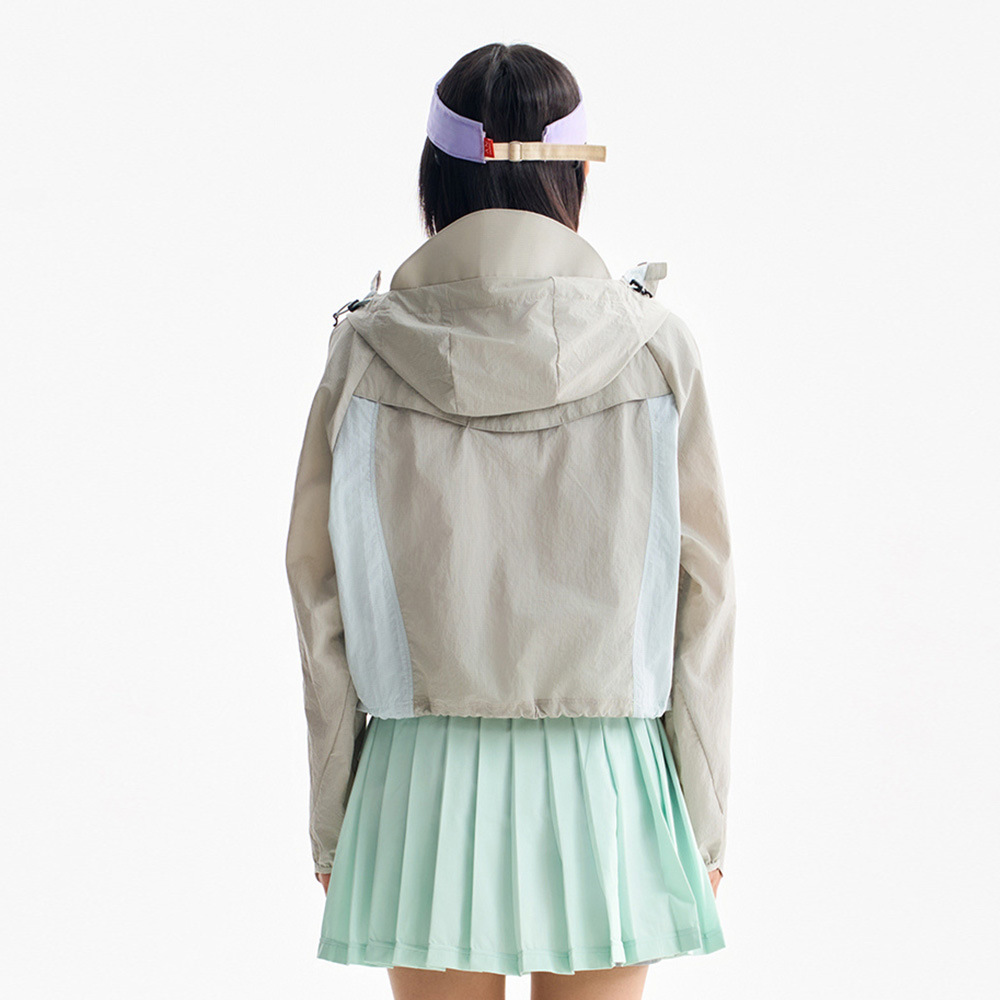 女性アウトドアスポーツハイキング軽量速乾防水防風ショート日焼 - Outdoor Sport Jacket Women'S のレビューと価格